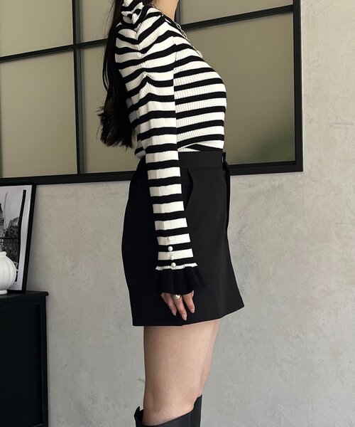 prose verse(プロズヴェール)の「スカートライクショートパンツ(その他パンツ・レディース・ブラック・LARGE/MEDIUM/SMALL)」の18枚目の写真
