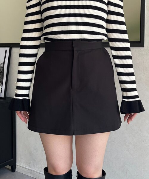 prose verse(プロズヴェール)の「スカートライクショートパンツ(その他パンツ・レディース・ブラック・LARGE/MEDIUM/SMALL)」の22枚目の写真