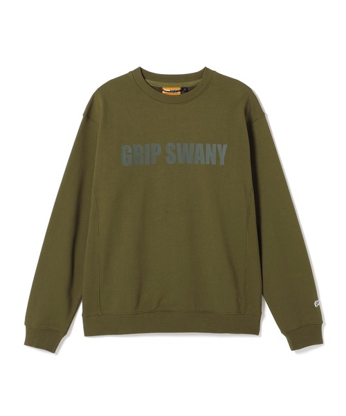 GRIP SWANY（グリップスワニー）の「【GSMCT-245】 GS HEAVY CREW（スウェット・メンズ・ヘザーグレー/ブラック/ブラウン系その他・L/M/S/XL/XXL）」の3枚目の写真