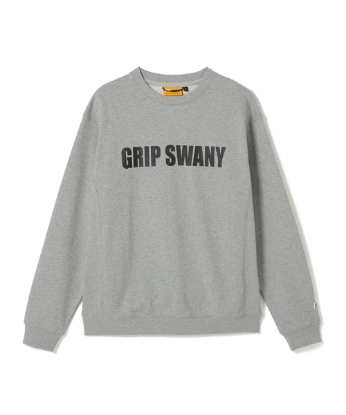 GRIP SWANY（グリップスワニー）の「【GSMCT-245】 GS HEAVY CREW（スウェット・メンズ・ヘザーグレー/ブラック/ブラウン系その他・L/M/S/XL/XXL）」の2枚目の写真
