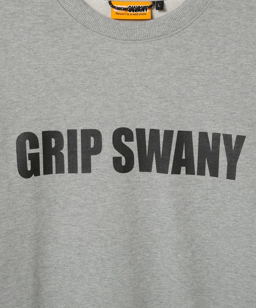 GRIP SWANY（グリップスワニー）の「【GSMCT-245】 GS HEAVY CREW（スウェット・メンズ・ヘザーグレー/ブラック/ブラウン系その他・L/M/S/XL/XXL）」の9枚目の写真