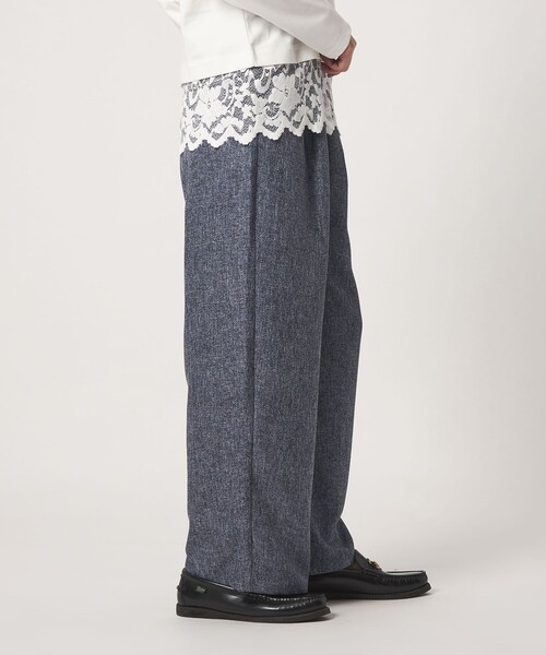 A DAY IN THE LIFE UNITED ARROWS(アデイインザライフユナイテッドアローズ)の「ツイードライク タックワイドパンツ ‐ウォッシャブル‐<A DAY IN THE LIFE>(その他パンツ・レディース・モカ/ダークグレー/コバルトブルー/その他1・S/M)」の15枚目の写真