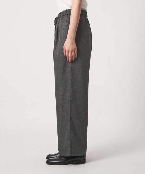 A DAY IN THE LIFE UNITED ARROWS(アデイインザライフユナイテッドアローズ)の「ツイードライク タックワイドパンツ ‐ウォッシャブル‐<A DAY IN THE LIFE>(その他パンツ・レディース・モカ/ダークグレー/コバルトブルー/その他1・S/M)」の20枚目の写真