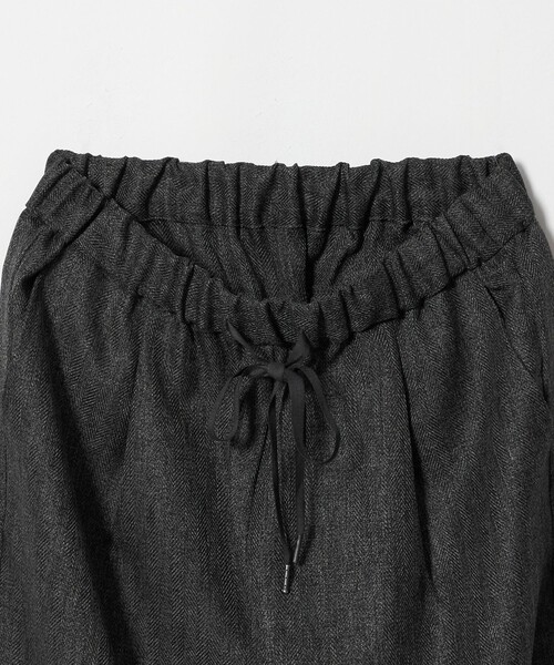A DAY IN THE LIFE UNITED ARROWS(アデイインザライフユナイテッドアローズ)の「ツイードライク タックワイドパンツ ‐ウォッシャブル‐<A DAY IN THE LIFE>(その他パンツ・レディース・モカ/ダークグレー/コバルトブルー/その他1・S/M)」の7枚目の写真