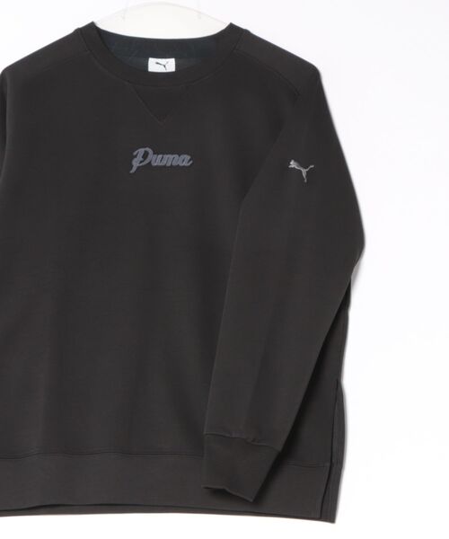 PUMA(プーマ)の「《PUMA》ESS ELEVATED MX クルー DK(スウェット・レディース・ライトグレー/ブラック/ブルー系その他・L/M/S/XL)」の5枚目の写真
