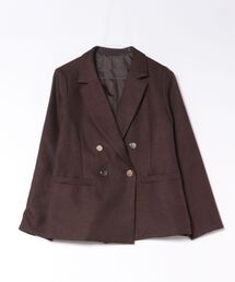 Jines（ジネス）の「スムースメランジカルゼジャケット（テーラードジャケット）」