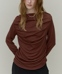 Front Drape Cat Pullover / フロントドレーププルオーバー