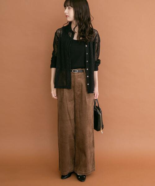 ITEMS URBANRESEARCH(アイテムズ アーバンリサーチ)の「襟付きレースシャツ(シャツ/ブラウス・レディース・ブラック/ボルドー/オフホワイト・FREE)」の19枚目の写真