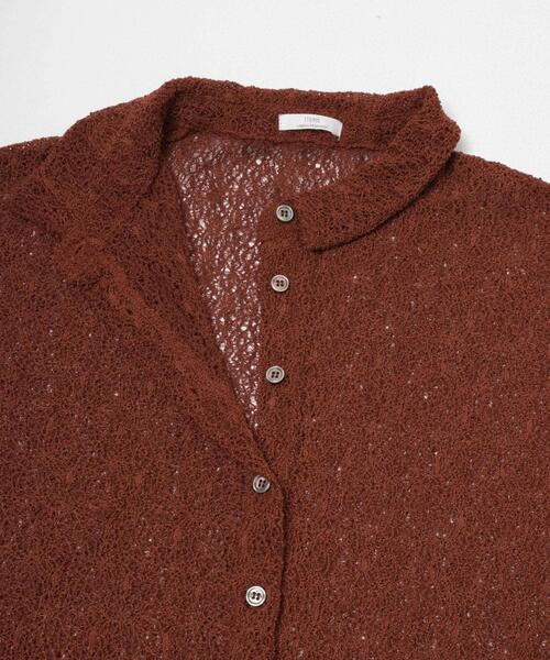 ITEMS URBANRESEARCH(アイテムズ アーバンリサーチ)の「襟付きレースシャツ(シャツ/ブラウス・レディース・ブラック/ボルドー/オフホワイト・FREE)」の17枚目の写真