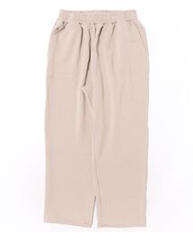 (SA) ストレッチ 無地 ワイド スウェットパンツ