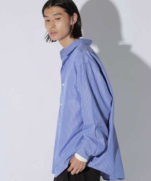 LAKOLE(ラコレ)の「アソートレギュラー長袖シャツ / 1068008(シャツ/ブラウス・メンズ・サックスブルー/ホワイト/ブラウン/ストライプ/ブラック・MEDIUM/LARGE)」の20枚目の写真