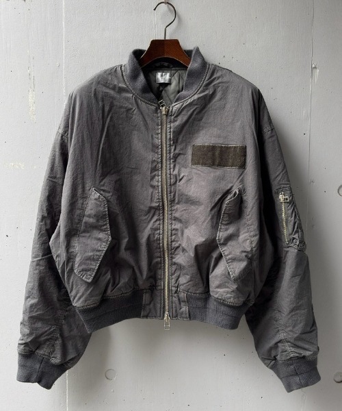 B'2nd(ビーセカンド)の「ANOTHER ROOM(アナザールーム) ASUTEX C.NYLON MA-1(MA-1・メンズ・カーキ/ブラック・M/L)」の6枚目の写真
