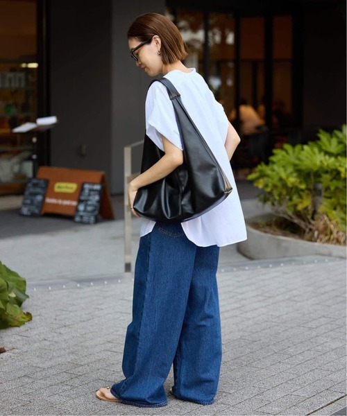 SLOBE IENA(スローブイエナ)の「《追加12》SLOBE トライアングルBAG(トートバッグ・レディース・ブラウン系その他/ブラック・FREE)」の17枚目の写真
