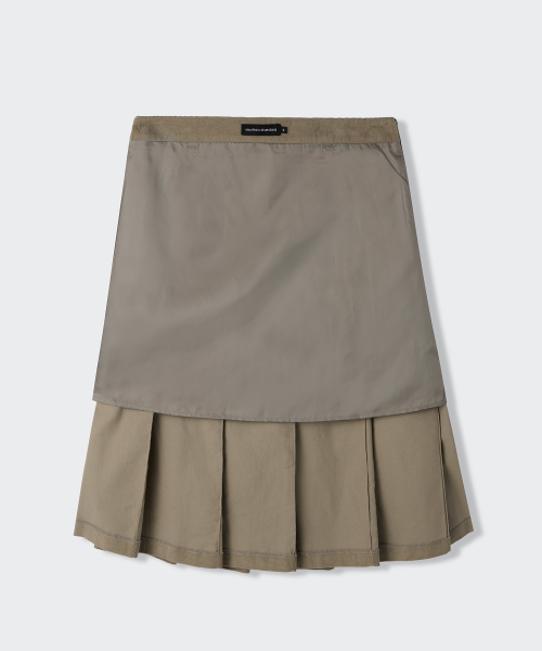 MUSINSA STANDARD WOMAN（ムシンサスタンダードウーマン）の「ウィメンズ16Wコーデュロイプリーツニーレングススカート[ベージュ]（スカート・レディース・その他・LARGE/MEDIUM/SMALL/X-SMALL）」の7枚目の写真