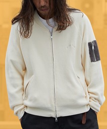 WP WESTPOINT/ダブルピー ウエストポイント モールニットブルゾン ダブルジップ カジュアル ミニマル メンズ レディース 2026秋冬 秋服 冬服