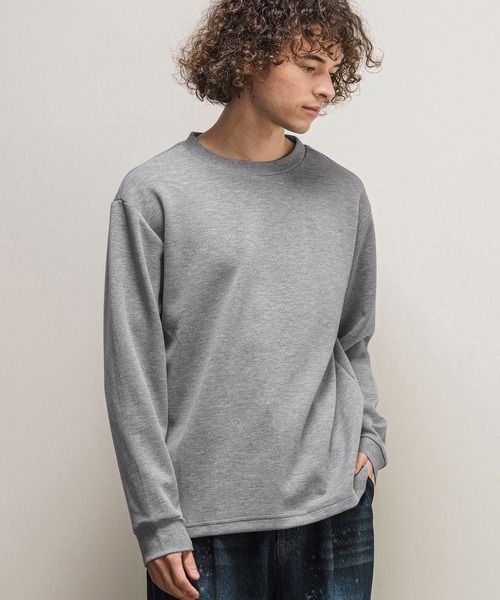 CAMBIO（カンビオ）の「mlt5898-ポンチロンT(BP-BFA0157)（Tシャツ/カットソー・メンズ・グレー/ネイビー/ホワイト/ブラック・L/M/S）」の12枚目の写真