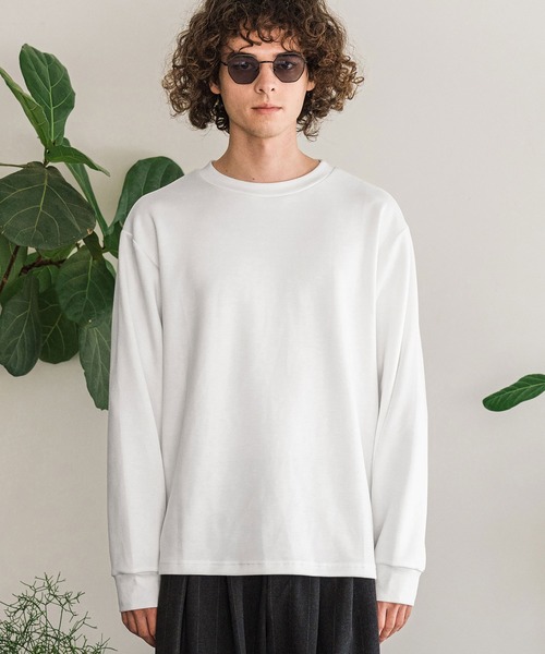 CAMBIO（カンビオ）の「mlt5898-ポンチロンT(BP-BFA0157)（Tシャツ/カットソー・メンズ・グレー/ネイビー/ホワイト/ブラック・L/M/S）」の15枚目の写真