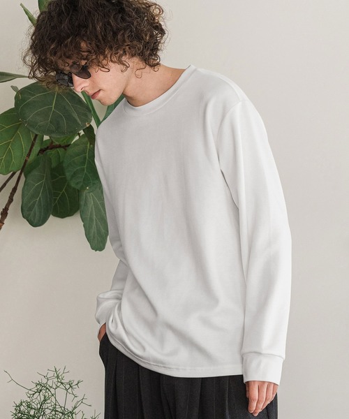 CAMBIO（カンビオ）の「mlt5898-ポンチロンT(BP-BFA0157)（Tシャツ/カットソー・メンズ・グレー/ネイビー/ホワイト/ブラック・L/M/S）」の17枚目の写真