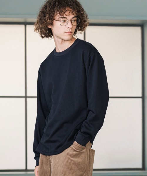 CAMBIO（カンビオ）の「mlt5898-ポンチロンT(BP-BFA0157)（Tシャツ/カットソー・メンズ・グレー/ネイビー/ホワイト/ブラック・L/M/S）」の21枚目の写真