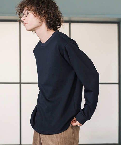 CAMBIO（カンビオ）の「mlt5898-ポンチロンT(BP-BFA0157)（Tシャツ/カットソー・メンズ・グレー/ネイビー/ホワイト/ブラック・L/M/S）」の22枚目の写真
