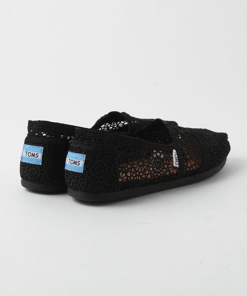 TOMS(トムス)の「トムス/OC TOMS フラワーレース スリッポン(スリッポン・レディース・オフホワイト/ブラック/シルバー・8/6/7)」の10枚目の写真
