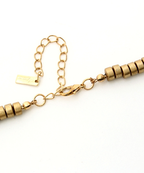 ACC.（エーシーシー.）の「ボリュームビーズカラーネックレス（ネックレス・レディース・オレンジ/ブラウン・FREE）」の4枚目の写真