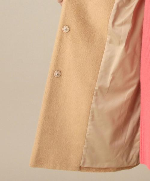 Another Edition（アナザーエディション）の「【WEB店舗限定】シャギーノーカラーコート/ aeBFC SHAGGY NO/COL CT◆（チェスターコート・レディース・オフホワイト/ブラック/ベージュ・SMALL/MEDIUM）」の13枚目の写真