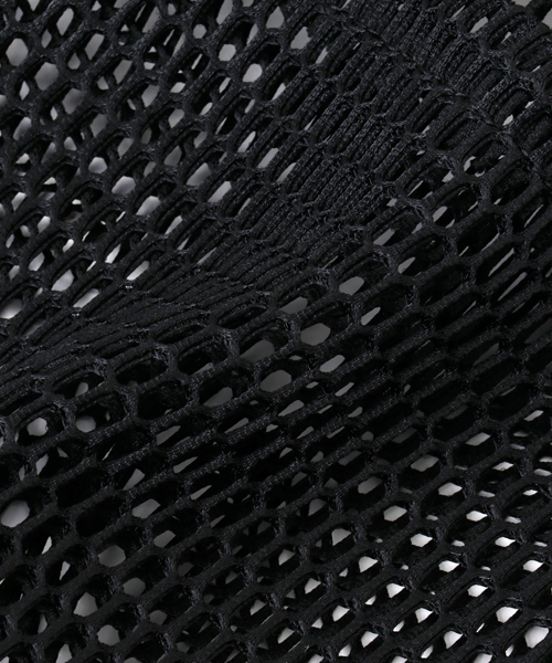 WEGO（ウィゴー）の「WEGO/メッシュトートバッグ（トートバッグ・レディース・グレー/ホワイト/サックスブルー/ブラック・FREE）」の8枚目の写真