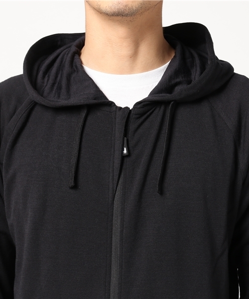 SN super.natural(スーパーナチュラル)の「SN super.natural: 『ESSENTIAL HOODY』ジップ パーカー(パーカー・メンズ・ブラック/ネイビー・LARGE/SMALL/MEDIUM)」の6枚目の写真