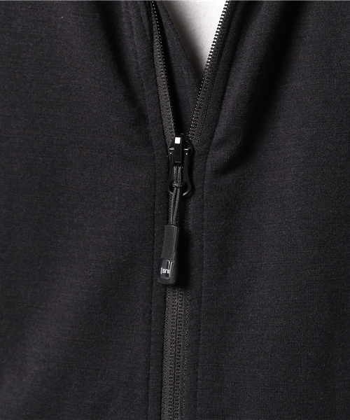SN super.natural(スーパーナチュラル)の「SN super.natural: 『ESSENTIAL HOODY』ジップ パーカー(パーカー・メンズ・ブラック/ネイビー・LARGE/SMALL/MEDIUM)」の9枚目の写真