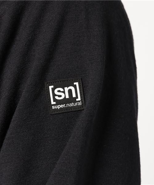パーカー エスエヌスーパーナチュラル W ESSENTIAL ZIP HOODIE レディース SN super.natural（スーパーナチュラル）の「エスエヌスーパー