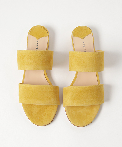 FABIO RUSCONI（ファビオルスコーニ）の「【FABIO RUSCONI(ファビオルスコーニ)】スエードベルトサンダル（サンダル・レディース・イエロー・36/37）」の5枚目の写真