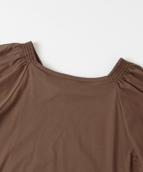 URBAN RESEARCH（アーバンリサーチ）の「2WAY袖フレアカットソー（Tシャツ/カットソー・レディース・ネイビー/オレンジ/ブラウン/オフホワイト・FREE）」の13枚目の写真