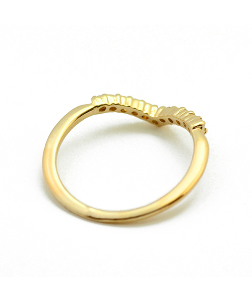 【本日21:00まで限定価格】BLOOMキュービックジルコニア エタニティリング BLOOM（アクセサリー） 指輪 リング シルバー キュービック