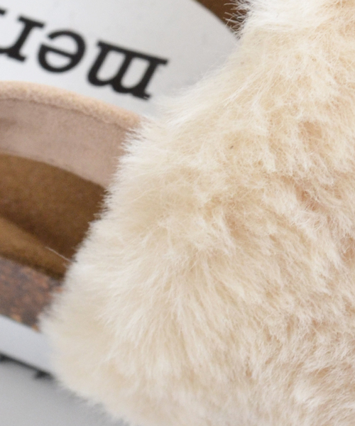 MERLOT（メルロー）の「ファーバックベルトサンダル550-9489S（サンダル・レディース・ブラック/グレー/ベージュ・M/L）」の18枚目の写真