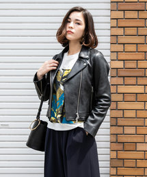 STUDIOUS | STUDIOUS シープスキンダブルライダースジャケット(ライダースジャケット)