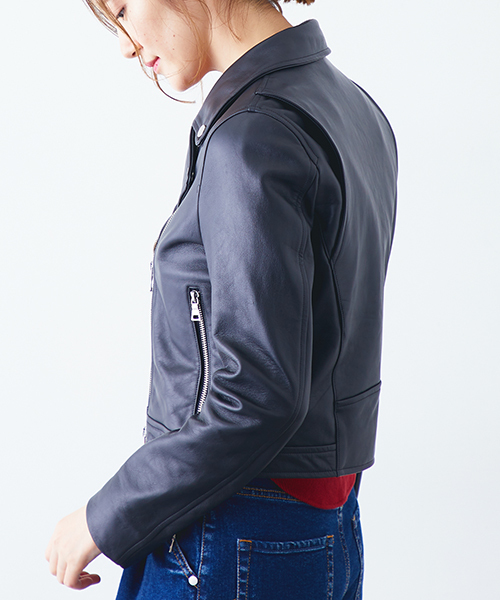 STUDIOUS（ステュディオス）の「シープスキンダブルライダース