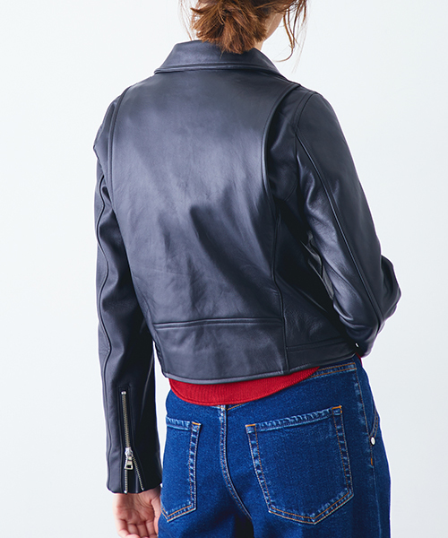 STUDIOUS（ステュディオス）の「シープスキンダブルライダース