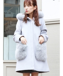 dazzlin | FOXファーポケットコート(ダウンジャケット/コート)