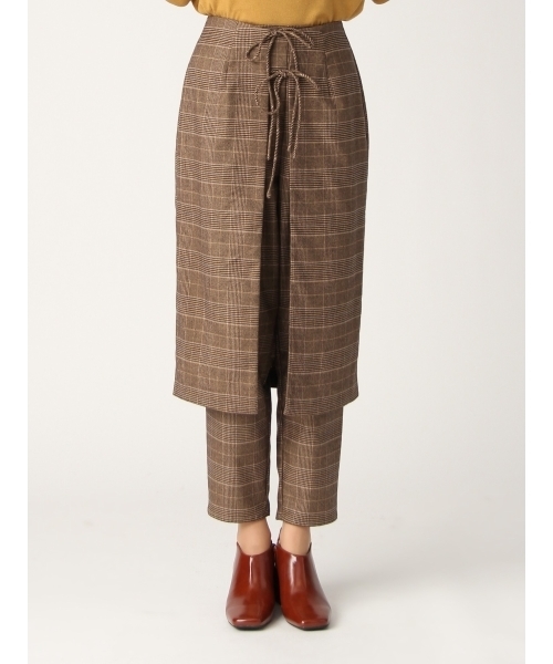 MURUA(ムルーア)の「カバースカート付テーパードパンツ(その他パンツ・レディース・ブラック/キャメル/その他2・1/2)」の15枚目の写真