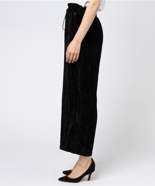 PAGEBOY(ページボーイ)の「ベロアワイドパンツ(その他パンツ・レディース・ブラック/ネイビー/ピンク・FREE)」の5枚目の写真