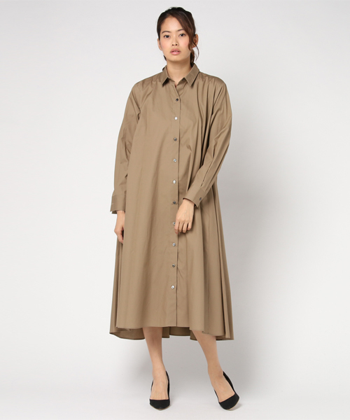 42 割引free新品入荷 フレアシャツワンピース シャツワンピース ワンピース ドレスfree Littlestaruc Com