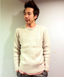 CIAOPANIC | 【Ciaopanic】アランクルーP/O(ニット/セーター)