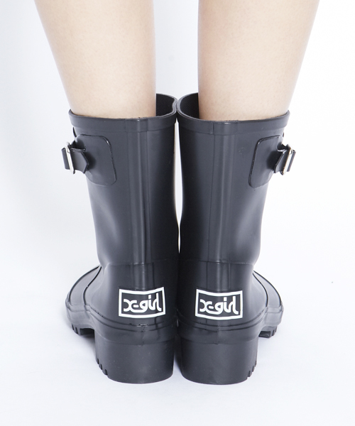 X-girl(エックスガール)の「SHORT RAIN BOOTS(レインシューズ・レディース・ブラック/パープル/オリーブ・SMALL/MEDIUM/LARGE)」の6枚目の写真