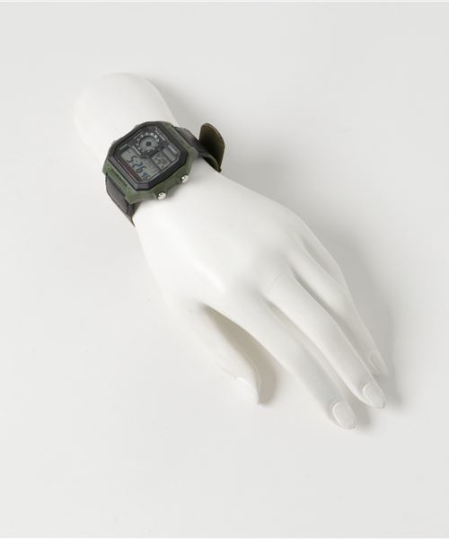 CASIO(カシオ)の「AE-1200WHB-3BV(アナログ腕時計・レディース・カーキ・FREE)」の5枚目の写真