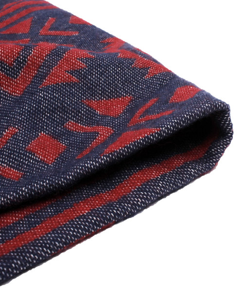 ８(eight)（エイト）の「ネイティブ ロングマフラー ストール（ストール/ショール・メンズ・ブラック/ベージュ/ネイビー/ダークネイビー・FREE）」の13枚目の写真