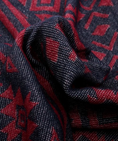 ８(eight)（エイト）の「ネイティブ ロングマフラー ストール（ストール/ショール・メンズ・ブラック/ベージュ/ネイビー/ダークネイビー・FREE）」の14枚目の写真