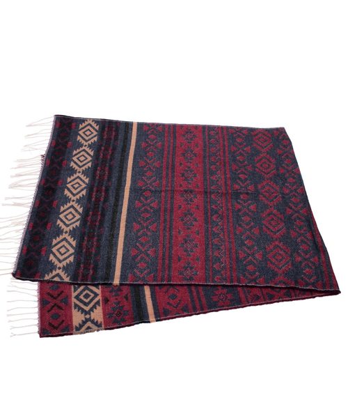 ８(eight)（エイト）の「ネイティブ ロングマフラー ストール（ストール/ショール・メンズ・ブラック/ベージュ/ネイビー/ダークネイビー・FREE）」の17枚目の写真