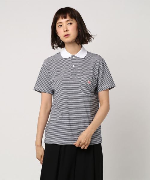 DANTON（ダントン）の「DANTON / ボーダー ポロシャツ