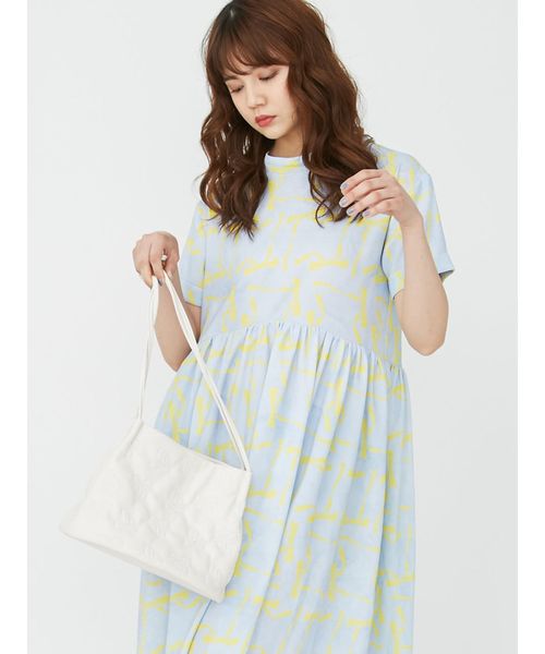 merry jenny（メリージェニー）の「リボンキルティングショルダー（ショルダーバッグ・レディース・アイボリー/ピンク・FREE）」の2枚目の写真